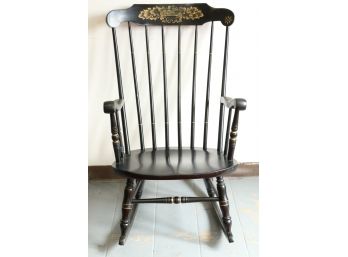 Vintage Black Rocking Chair