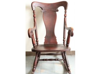 Antique Wood Rocking Chair