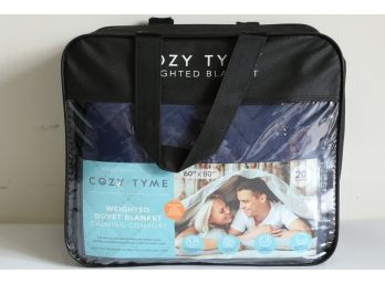 Cozy Tyme 20 Pound Weighted Duvet Blanket 60' X 80 ' New