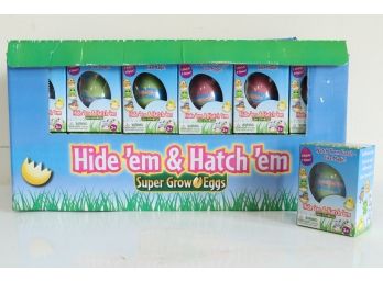 36 Hide Em & Hatch Em Super Grow Eggs New