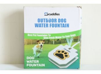 Scuddles Dog Water Fountain - Large Water Fountain For Small To Medium Dogs New