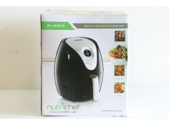 NutriChef Electric Air Fryer-Digital LCD Panel New