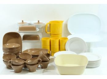 Large Group Of Vintage Molded Plastic Kitchenware