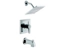 Glacier Bay Modern Single-Handle 1-Spray Tub And Shower Faucet In Chrome