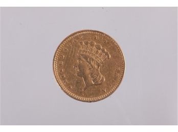 1857-s  1 Dollar Gold Coin