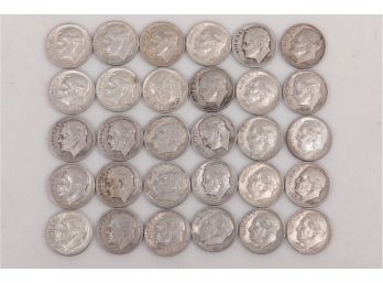 3 Dollars Face Value 90 Percent Silver Roosevelt Dimes