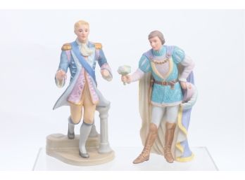 2 Lenox Porcelain Prince Figurines: 'Prince Charming' LE & 'The Prince'