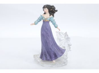 Franklin Mint, House Of France 'The Lost Star Princess' Porcelain Figurine On Lead Crystal Base