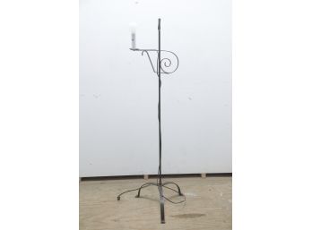 Vintage Wrought Iron Floor Lamp