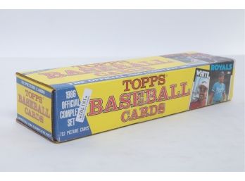1986 Topps Baseball Factory Set