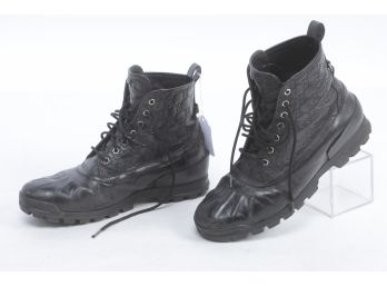 Gucci Lace Up Boots Men  Size 10  #269992 Retails $800 New