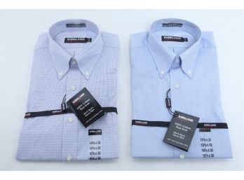 2 New 'Kirkland Signature' Dress Shirts