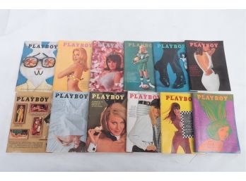 Complete 1967  Playboy Magazine With Center Folds