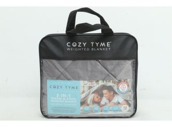 Cozy Time 2 In 1 Warm And Cool 12 Pound Weighted Blanket