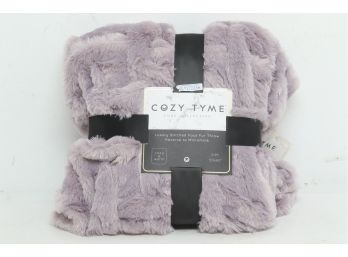 Cozy Tyme Faux Fur 50 X 60 Throw