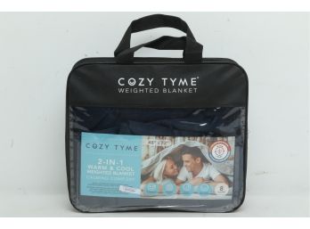 Cozy Time 2 In 1 Warm And Cool 8 Pound Weighted Blanket