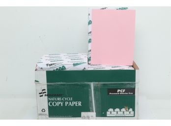 10 Reems: Pink 20lb Copy Paper 8.5 X 11