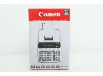 New (Open Box) Canon MP11DX 2 Color Heavy Duty Desktop Printing Calculator