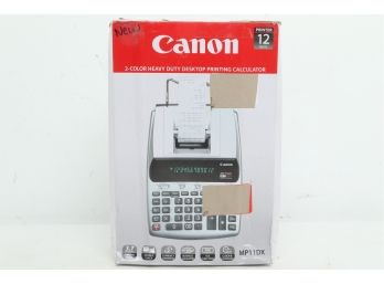 New (Open Box) Canon MP11DX 2 Color Heavy Duty Desktop Printing Calculator