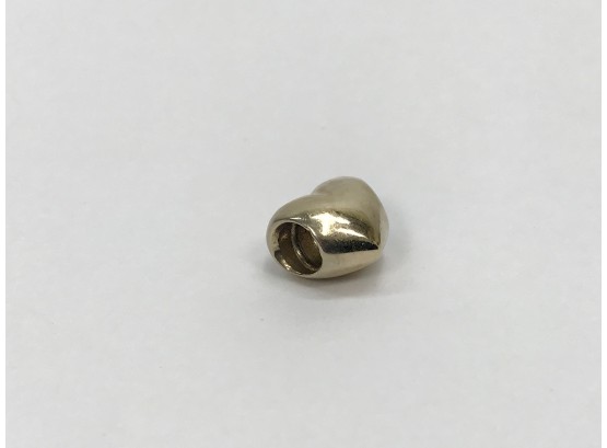 Pandora Gold Heart Charm Marked 14K #12450 | Auctionninja.com