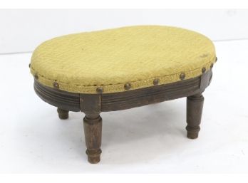 Antique Upholstered  Foot Stool