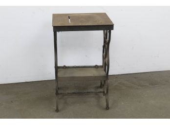 Iron Work Bench Table