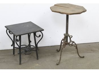 2 Antique Occasional Tables