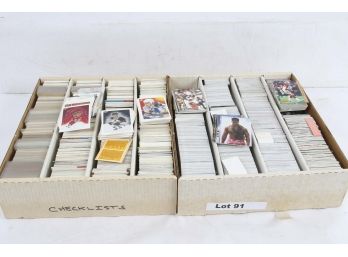2- 3200 Count Box Mixed Sport Card Singles