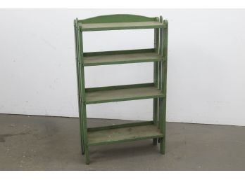 Vintage Green Painted Shelf