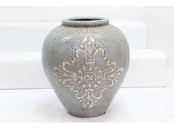 Large Terracotta Glazed Vase