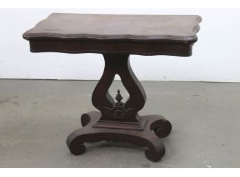 Hall Table Solid Wood That Unfolds To 34' X 34' Top
