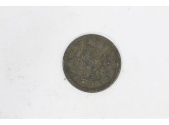 1851 Liberty Head Half Cent - XF-AU - Low Mintage