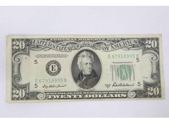 1950B $20 Virginia Federal Reserve Note - XF+