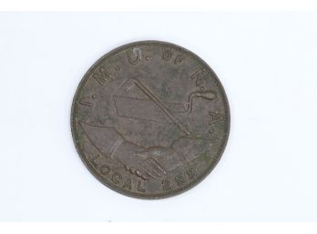 Moulders Union Token - Waterbury