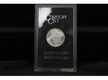 1882CC Morgan Silver Dollar - Encased With Certificate
