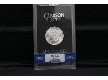 1883CC Morgan Silver Dollar - NGC Graded MS-61