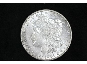 1901O Morgan Silver Dollar - AU