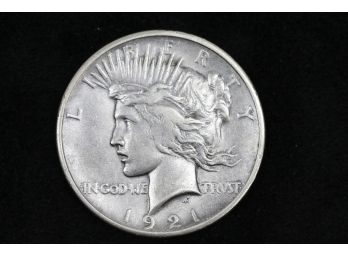1921 Peace Silver Dollar - (rare)