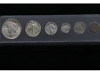 Type Set - 1919 Cent, 1935 Nickel, 1936 Dime, 1926S Quarter, 1943D Half, 1923 Dollar