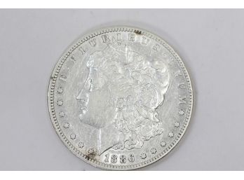 1886S Morgan Silver Dollar - AU55