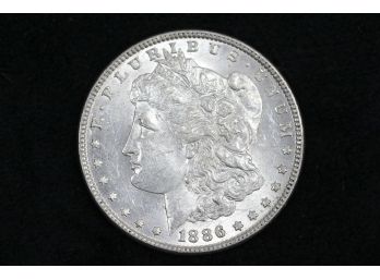 1886 Morgan Silver Dollar - AU