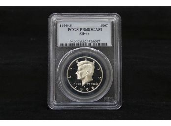 1998S Kennedy Half Dollar - Silver Proof - PCGS Graded PR68