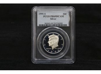 1995S Kennedy Half Dollar - Silver Proof - PCGS Graded PR69
