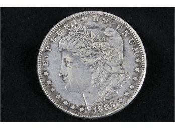 1885S Morgan Silver Dollar - XF+