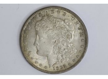 1921 Morgan Silver Dollar -EF- AU
