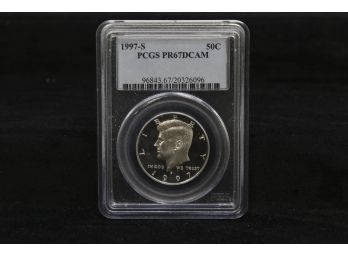 1997S Kennedy Half Dollar - Proof - PCGS Graded PR67