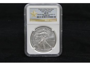2013 West Point Mint Standing Liberty NGC Graded MS70