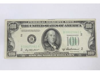 1950B $100 Federal Reserve Note - XF+