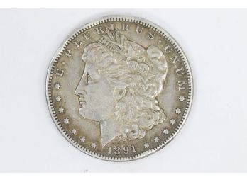 1891CC Morgan Silver Dollar - Rare