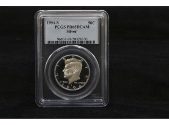 1994S Kennedy Half Dollar - Silver Proof - PCGS Graded PR68